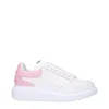 Alexander Mcqueen Alexander Mc Queen Sneakers Larry Women's White/pink Leather In Multi