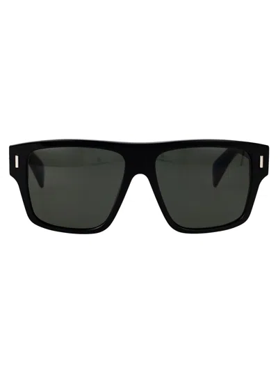 Alexander Mcqueen Alexander Mc Queen Squared Sunglasses Am0550 S 001 In Black