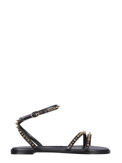 Alexander Mcqueen Alexander Mc Queen Studded Sandals In Black