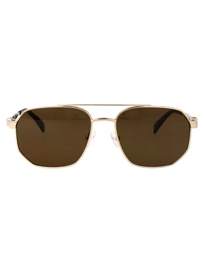 Alexander Mcqueen Alexander Mc Queen Sunglasses Am0458 S 002 In Gold