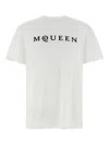 Alexander Mcqueen Logo Cotton T-shirt In White