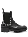 Alexander Mcqueen Alexander Mc Queen Tread Slick Leather Chelsea Boots