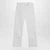 Alexander Mcqueen Alexander Mc Queen White Denim Trousers