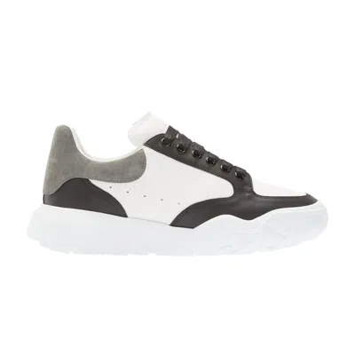 Pre-owned Alexander Mcqueen Court Trainer 'black White Arctic Grey' | Men's Size 45