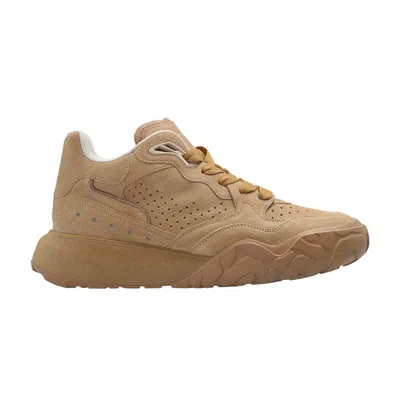 Pre-owned Alexander Mcqueen Court Trainer Mid 'beige' | Brown | Men's Size 43