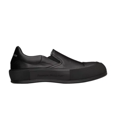 Pre-owned Alexander Mcqueen Deck Skate 'triple Black' | Men's Size 41