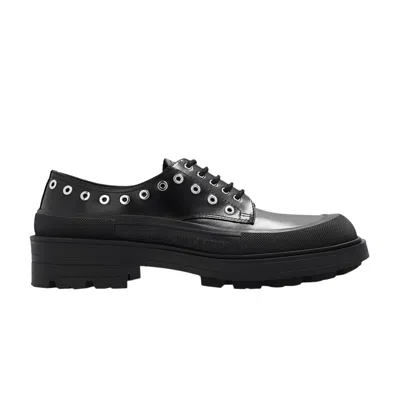 Pre-owned Alexander Mcqueen Eyelet Derby 'black' | Men's Size 44