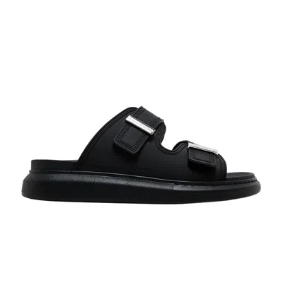 Pre-owned Alexander Mcqueen Hybrid Double Buckle Sandal 'black' | Men's Size 40.5