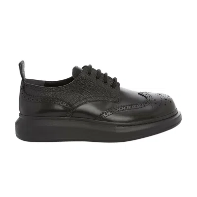 Pre-owned Alexander Mcqueen Hybrid Lace Up 'black' | Men's Size 41