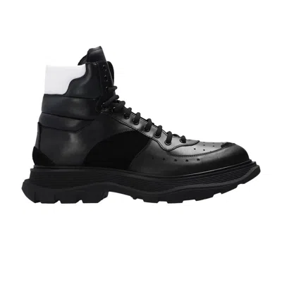 Pre-owned Alexander Mcqueen Hybrid Tread Sneaker 'black White' | Men's Size 40