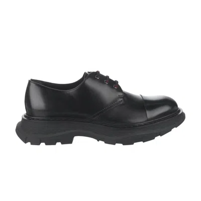 Pre-owned Alexander Mcqueen Leather Derby 'black' | Men's Size 42