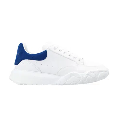 Pre-owned Alexander Mcqueen Oversized Court Trainer 'white Blue' | Men's Size 40