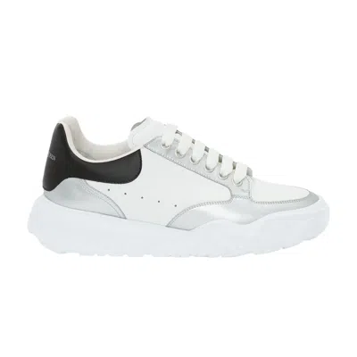 Pre-owned Alexander Mcqueen Oversized Court Trainer 'white Silver' | Men's Size 43