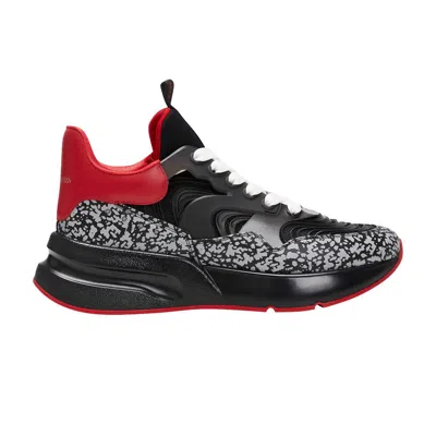 Pre-owned Alexander Mcqueen Oversized Runner 'black Red Reflective' | Men's Size 44