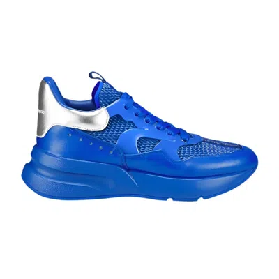 Pre-owned Alexander Mcqueen Oversized Runner 'ultramarine Silver' | Blue | Men's Size 40.5