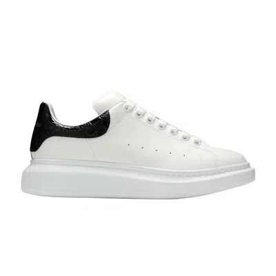 Pre-owned Alexander Mcqueen Oversized Sneaker 'black Crocodile' | White | Men's Size 42.5