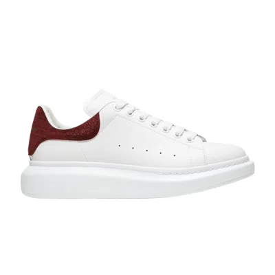 Pre-owned Alexander Mcqueen Oversized Sneaker 'burgundy Crocodile' | White | Men's Size 43