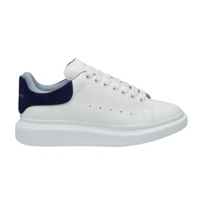 Pre-owned Alexander Mcqueen Oversized Sneaker 'double Heel Tab - Navy Light Blue' | White |