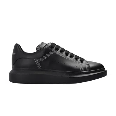 Pre-owned Alexander Mcqueen Oversized Sneaker 'embroidered - Black Silver' | Men's Size 44.5
