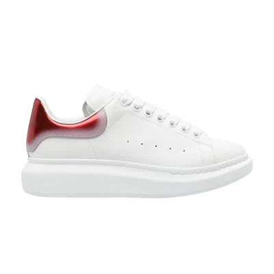 Pre-owned Alexander Mcqueen Oversized Sneaker 'faded Heel - White Red' | Men's Size 39.5
