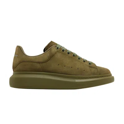 Pre-owned Alexander Mcqueen Oversized Sneaker 'military Green Suede' | Men's Size 41