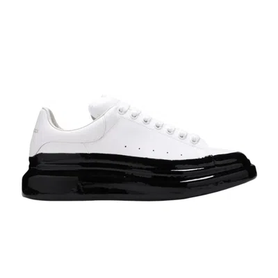 Pre-owned Alexander Mcqueen Oversized Sneaker 'paint Dipped - White Black' | Men's Size 41