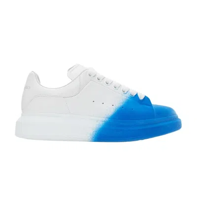 Pre-owned Alexander Mcqueen Oversized Sneaker 'sprayed Ombre - White Lake Blue' | Men's Size