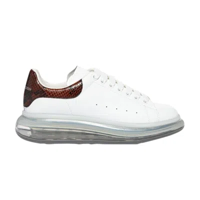 Pre-owned Alexander Mcqueen Oversized Sneaker 'transparent Sole - Walnut Snakeskin' | White