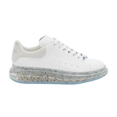 Pre-owned Alexander Mcqueen Oversized Sneaker 'white Blue Splatter' | Men's Size 39