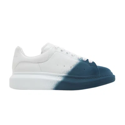 Pre-owned Alexander Mcqueen Oversized Sneaker 'white Emerald Green Spray' | Men's Size 40