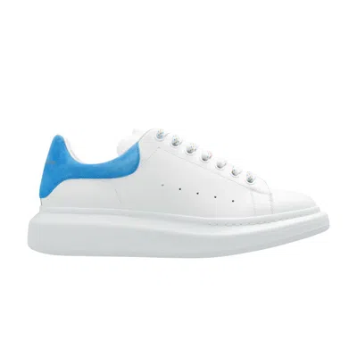 Pre-owned Alexander Mcqueen Oversized Sneaker 'white Lapis Blue' | Men's Size 41.5