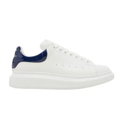Pre-owned Alexander Mcqueen Oversized Sneaker 'white Navy Patent' | Men's Size 44