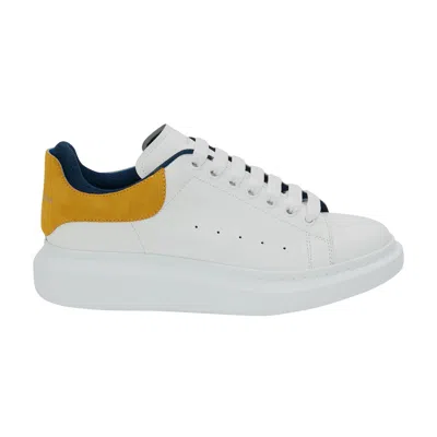 Pre-owned Alexander Mcqueen Oversized Sneaker 'white Pop Yellow Navy' | Men's Size 49