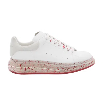 Pre-owned Alexander Mcqueen Oversized Sneaker 'white Red Splatter' | Men's Size 39
