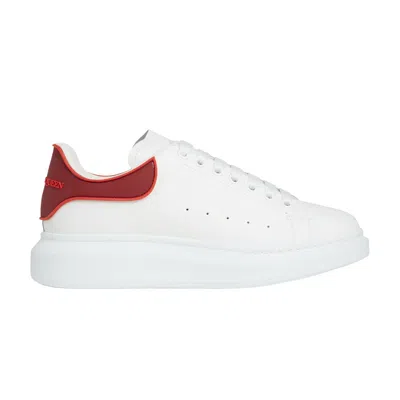 Pre-owned Alexander Mcqueen Oversized Sneaker 'white Rose Red' | Men's Size 42