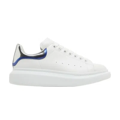 Pre-owned Alexander Mcqueen Oversized Sneaker 'white Silver Blue' | Men's Size 41.5