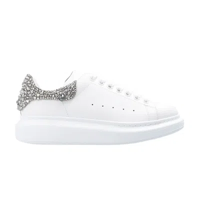 Pre-owned Alexander Mcqueen Oversized Sneaker 'white Silver Crystal' | Men's Size 37.5