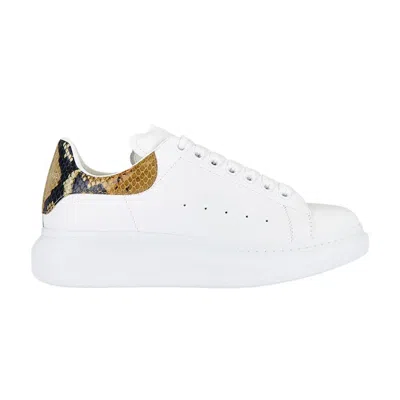 Pre-owned Alexander Mcqueen Oversized Sneaker 'white Snakeskin' | Men's Size 40