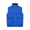 Alexander Mcqueen Man Down Jacket Bright Blue Size 40 Polyester