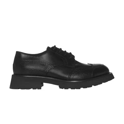 Pre-owned Alexander Mcqueen Punk Worker Derby 'black' | Men's Size 44