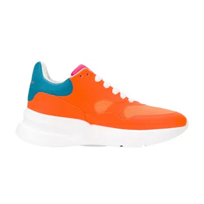Pre-owned Alexander Mcqueen Runner Sneaker 'orange Cobalt' | Men's Size 41