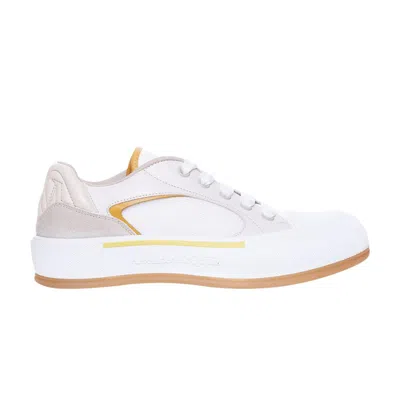 Pre-owned Alexander Mcqueen Skate Deck Plimsoll Low 'white' | Men's Size 42