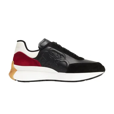 Pre-owned Alexander Mcqueen Sprint Runner 'black Burgundy' | Men's Size 41