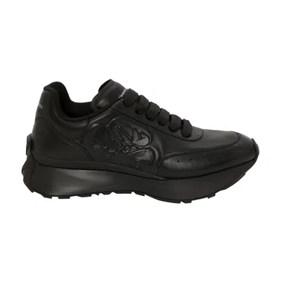 Pre-owned Alexander Mcqueen Sprint Runner 'black' | Men's Size 40.5