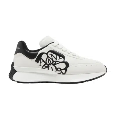 Pre-owned Alexander Mcqueen Sprint Runner 'white Black' | Men's Size 41