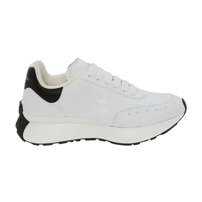 Pre-owned Alexander Mcqueen Sprint Runner 'white Black' | Men's Size 43