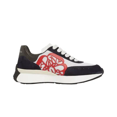 Pre-owned Alexander Mcqueen Sprint Runner 'white Red' | Men's Size 44