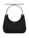 Alexander Mcqueen Mini Cross-bar Handbag In Black