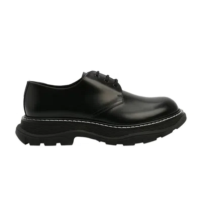 Pre-owned Alexander Mcqueen Tread Derby 'black' | Men's Size 43