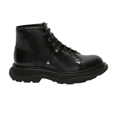 Pre-owned Alexander Mcqueen Tread Lace-up Boot 'black' | Men's Size 39